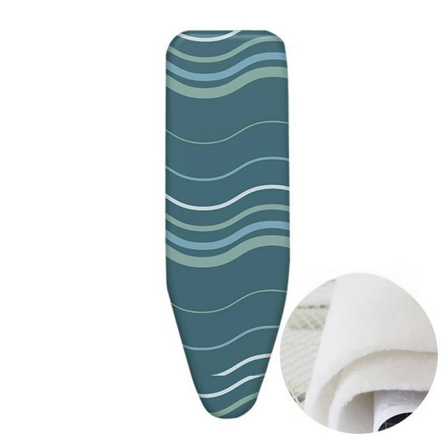 AUQ Ironing Board Cover,Durable Silver-Infused Ironing Board Cover and Pad,Soft and Breathable Cotton Ironing Mat