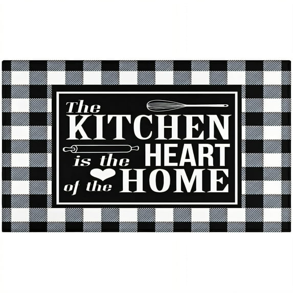 AUQ Kitchen Rugs,15.7"*23.6" Alfombras Para Cocina,Polyester Kitchen Rugs Non Slip Washable,Mixed1