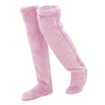 thumbnail image 1 of AUQ Knee High Socks,Polyester Womens Socks,Calcetines Para Mujer,Pink, 1 of 2