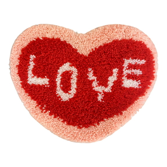 AUQ Latch Hook Chair Cushion Kit Latch Hook Kits for Kids Crochet Seat Cushion Design Latch Hook Kit Style