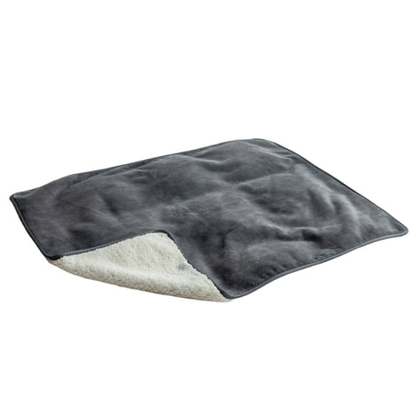 AUQ Love Blanket,Couple-Sized Waterproof Blanket for Bed Intimacy,Sherpa-Flannel Blend Sex Blanket,Gray,59×78.74in
