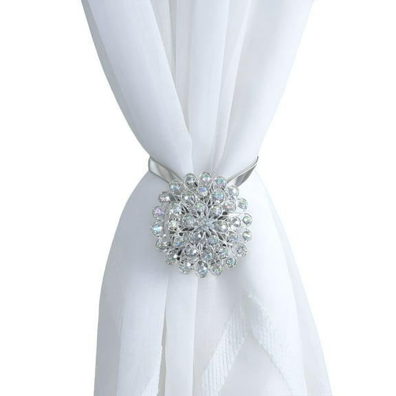 AUQ Magnetic Curtain Tiebacks,23" Tie Backs for Curtains,Curtain Tie Backs for Curtains,Colored1
