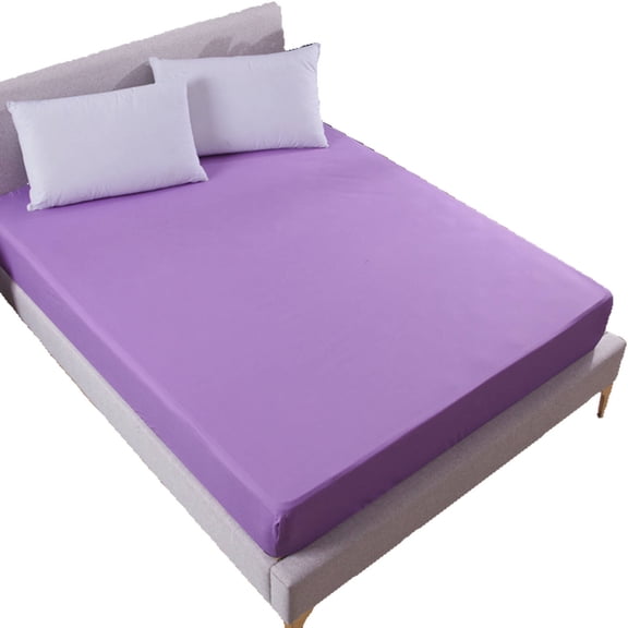 AUQ Mattress Protector,Plush Moisture-Wicking Mattress Pad,Cozy Breathable Mattress Cover,Silent Waterproof TPU Mattress Protector