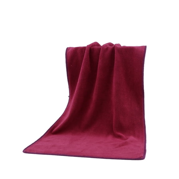 AUQ Microfiber Cleaning Cloth Housekeeping Towels Microfiber Cloth Strong Water Absorption Rags for Cleaning House,Claret