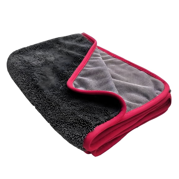 AUQ Microfiber Towels for Cars,Car Drying Wash Detailing Buffing Polishing Towel with Plush Edgeless Microfiber Cloth,Scratch Free,Super Absorbent Car Items