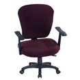 thumbnail image 1 of AUQ Office Chair Cover 2 Piece Stretchable Computer Office Chair Covers Universal Chair Seat Covers Stretch Rotating Chair Slipcovers Washable Spandex Desk Chair Cover Protectors, 1 of 7