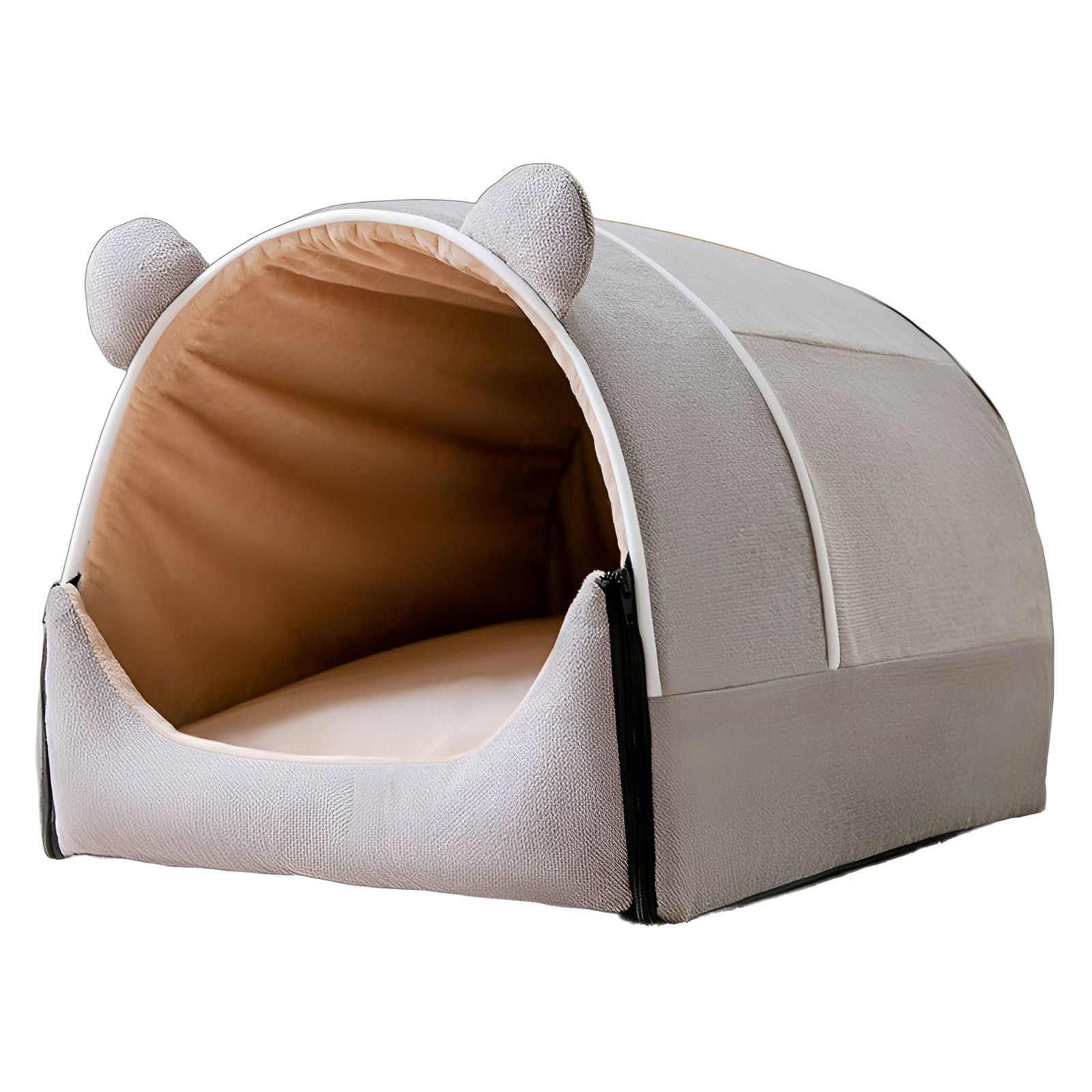 AUQ Outdoor Cat House,Anti-Tear Design Cat Beds for Indoor Cats,Neck Protection Comfortable Mat Cat Bed,Xl
