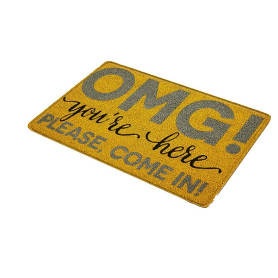 AUQ Outdoor Welcome Mat,Stylish Cartoon Design Kitchen Mats,High Absorbency Bath Rug,Style 6