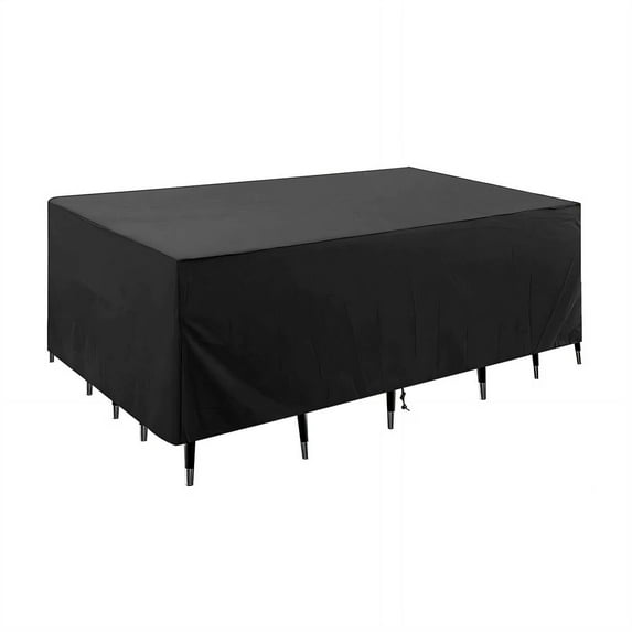 AUQ Patio Furniture Covers,Waterproof Outdoor Chair Covers,UV-Resistant Zipper Design Outdoor Furniture Covers Waterproof,Adjustable Drawstring Patio Table Cover,123*61*72cm