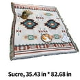 thumbnail image 1 of AUQ Picnic Blankets,Chunky Knit Blanket Outdoor Blanket,American Outdoor Blanket,Sucre,90x210, 1 of 2