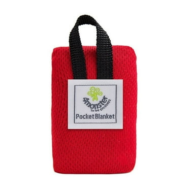 AUQ Picnic Blankets,Portable Pocket Blanket with Waterproof Nylon,Lightweight Mini Blanket Picnic for Outdoor Adventures,Red,style1