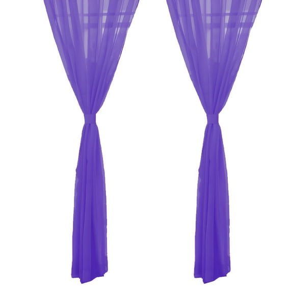 AUQ Pink Sheer Curtains,Romantic Window Covering Blackout Curtains,Stylish and Practical Design Curtains for Living Room,Purple