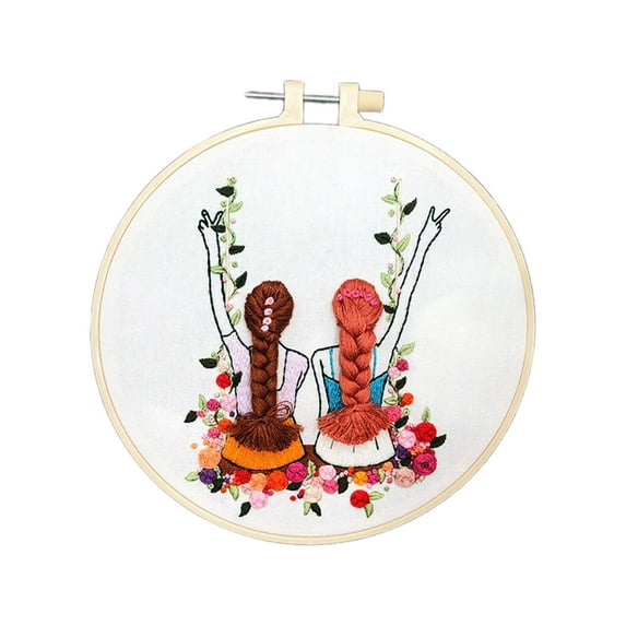 AUQ Punch Needle Kit,Exquisite Design Punch Needle Kits Adults Beginner,Fine Embroidery Threads Cross Stitch Kits
