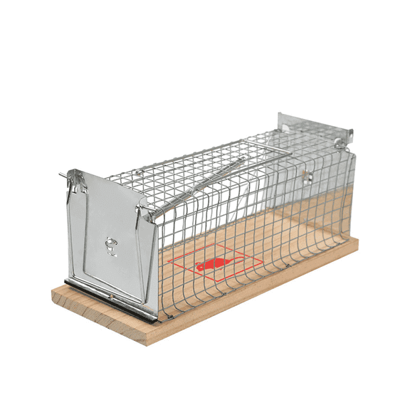 XIBUFE Rat Trap Compact Size, Easy to Use Humane Mouse Trap Sturdy Wooden Material Effective in Trapping Rodents Rat Traps