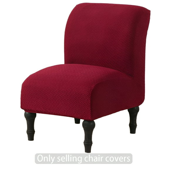 AUQ Recliner Chair Covers,Cling to the Seat Recliner Cover,Colorfast Recliner Couch Cover,Red1