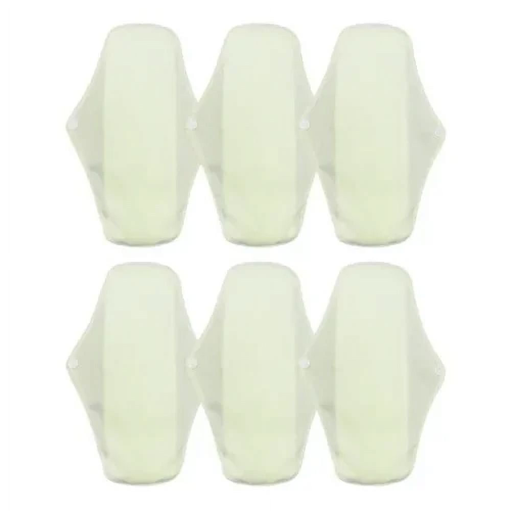 AUQ Reusable Sanitary Pads for Women & Teens, Organic Cotton Cover