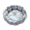 thumbnail image 1 of AUQ Round Dog Bed,Ergonomic Support with 360° Cushioning Kitten Bed,Premium Materials for Maximum Comfort Large Cat Bed,L, 1 of 2
