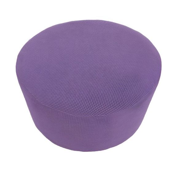 AUQ Ottoman Footrest Covers,Full Coverage Ottoman Cover Square,360° Stretch Footstool Cover,Purple