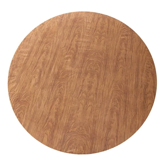 AUQ Round Vinyl Tablecloth Flannel Backing Table Clothes Elastic Band Design Coffee Table Cover 60Inch