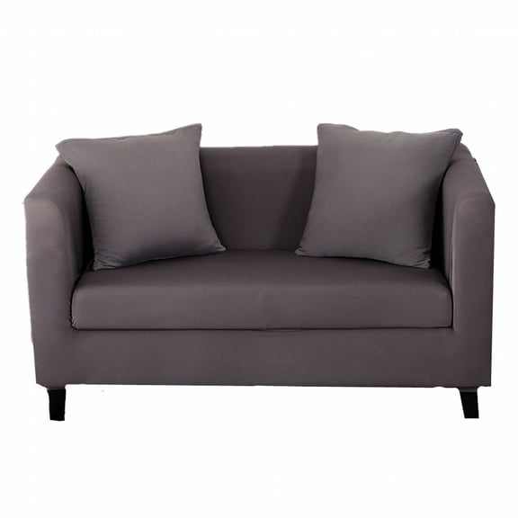 AUQ Settee Covers,Easy to Clean Sofa Covers,Highly Elastic and Soft Sofa Seat Covers,Gray
