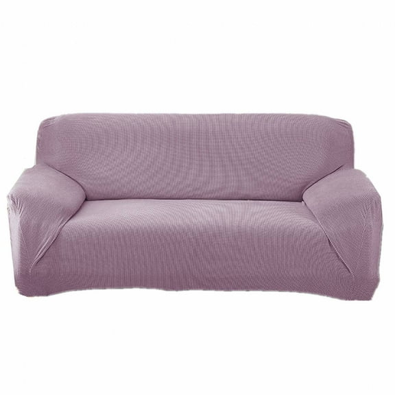 AUQ Settee Covers,Premium Polyester Fabric Sofa Covers,Perfect Fit Sofa Seat Covers,Purple