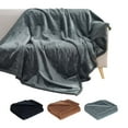 thumbnail image 1 of AUQ Love Blanket,Fabric Queen Blanket,57×85in Queen Blanket for Bed,Gray, 1 of 5