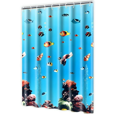 AUQ Shower Curtain,Durable and Stain-Resistant Shower Curtain Liner,Suitable for Long-Term Use Shower Liner,Multicolor1,100*200cm