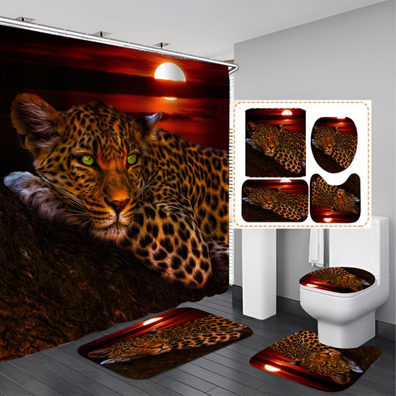 AUQ Shower Curtain Set,Rich Hue Flash Bathroom Shower Curtain Sets,Strong Fiber Density Bathroom Shower Curtain Sets,180X200_420G