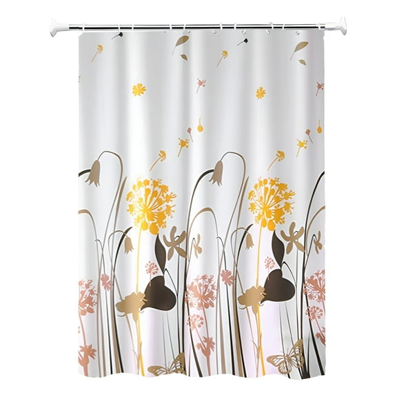 AUQ Shower Curtain,Soft Light Transmission Shower Curtain Liner,Easy to Install Shower Liner,Multicolor,47.24*78.74