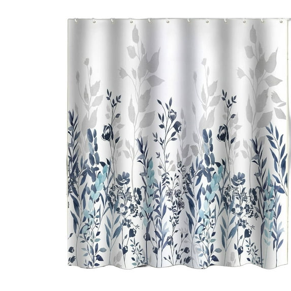 AUQ Shower Curtains Waterproof Curtain Hem Design Long Shower Curtain Aging Resistance Convenient Installation Shower Curtain Cute,Blue
