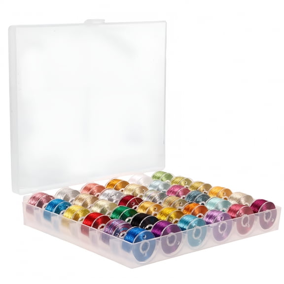 AUQ Silk Sewing Thread Professional Embroidery Floss Practical Threads Multi-function Metallic Colored DIY