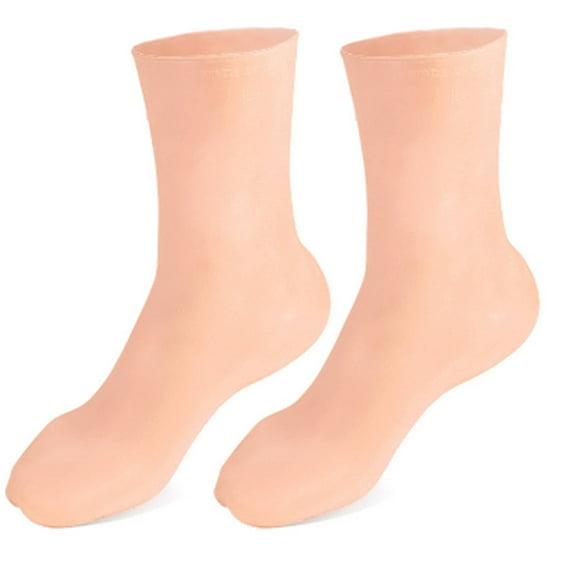 AUQ Socks for Women,Versatile Grip Socks for Sports and Beach,Soft Hydrating Crew Socks for Sensitive Skin,Yellow,L
