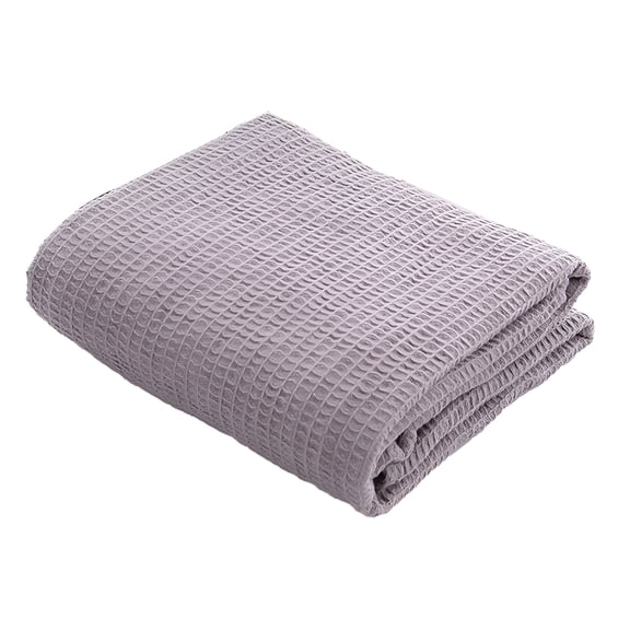 AUQ Soft Fuzzy Plush Throw Blanket for Fall Cozy and Lightweight Waffle Towel Quilt Blanket Soft, Skin-Friendly and Healthy for Home Sofa Bed Waffle Throw Blanket