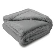 AUQ Stain-Proof Blanket for Couples,Waterproof Splash Blanket for Bed Gray,XS 20x28 in