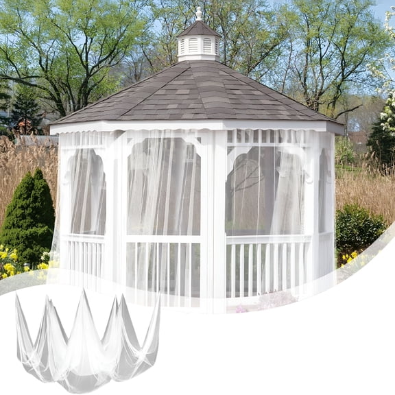 AUQ Strong Garden Mesh Netting, 94.5 x 157.5 Bird Fly Insect Net Barrier, Mosquito Netting Screen for Outdoor Plants Vegetables Patios Balconies Terraces (Black White)