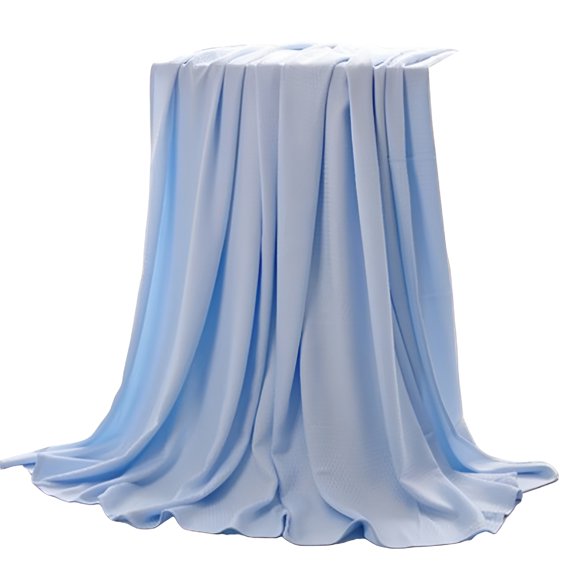 AUQ Summer Ice Blanket Soft Natural Bamboo Fiber Breathable Heat Absorption Body Temperature Regulating Washable Cooling Home Dorm Snapping Cooler Blanket