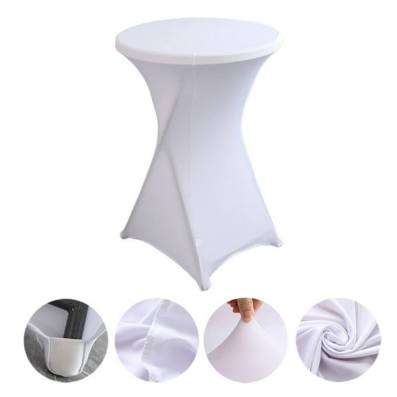 AUQ Table Cloth,Anti-Slip Design Tablecloths,Scratch-Resistant Table Cover,80*110CM,White
