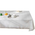 thumbnail image 1 of AUQ Table Cloth Cozy Cotton Linen Rectangle Tablecloth,Soft Tablecloth for Family Meals,Beige, 1 of 4