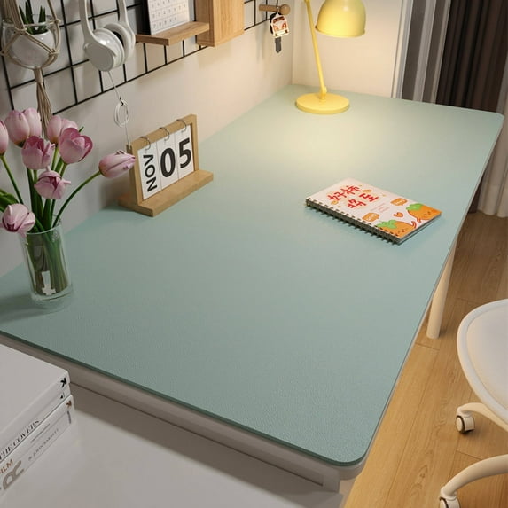 AUQ Table Cloth,Environmentally Friendly Tablecloths,Protects Eyesight with Diffused Light Design Table Covers,70*120CM,Light Blue