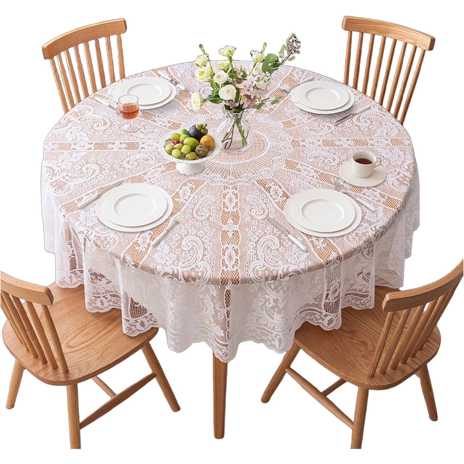 auq table cloth,waterproof and oil-resistant function... AUQ Table Cloth,Functional Beauty Tablecloth,Soft Lace Versatile Use ...