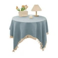 thumbnail image 1 of AUQ Table Cloth,Multi-Functional Use Tablecloth,Stable Design Home Decor Table Covers,Light Blue,120cm, 1 of 4