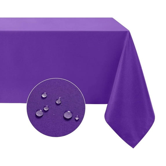 AUQ Table Cloth,Long-Lasting Oxford Fabric Tablecloth,Stain-Resistant Technology Table Cover,150*150CM,Style19