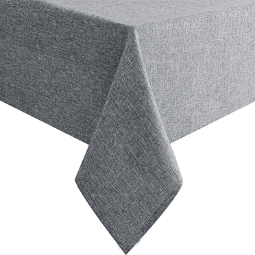 AUQ Table Cloth Stylish Linen Table Cover,Simple Tablecloth for Casual Family Dinners,55*55inch