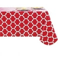 thumbnail image 1 of AUQ Table Cloth Trendy Nordic Print Table Cloth Rectangle Table,Waterproof Protective Tablecloth for Study Desk,Red, 1 of 4