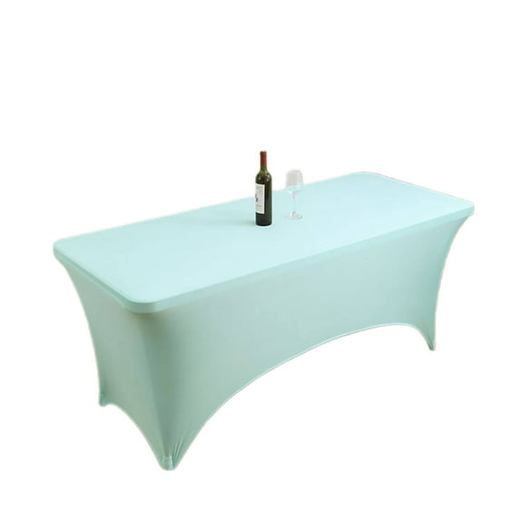 AUQ Table Cloth,Waterproof and Easy Care Table Cover,Keeps Tablecloth Clean with Minimal Effort Table Covers,Sky Blue,183*76*76cm