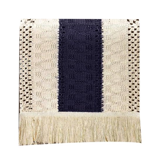AUQ Table Runner,Bohemian Style Design Table Cloth,Removable Bottom Thread Table Mats,30*183cm,Style4