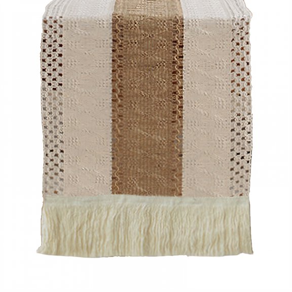 AUQ Table Runner,Cotton Material Table Runner 48 Inches Long,Simple Upkeep Farmhouse Table Decor,Style2,30*120cm