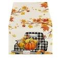 thumbnail image 1 of AUQ Table Runner,Eco-Friendly Coating Table Cloth,Non-Slip Base Secure Placement Table Cover,Style10,33*183cm, 1 of 4