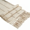 thumbnail image 1 of AUQ Table Runner,Elastic Polyester Fiber Dining Room Table Decor,Twisted Tassel Ends Table Runners 90 Inches Long,Style3,30*240cm, 1 of 3