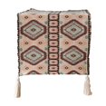 thumbnail image 1 of AUQ Table Runner,Elegant Floral Jacquard Design Table Cloth,Tassel Accents Table Mats for Parties,Gatherings,or Casual Meals,30*180cm,Style8, 1 of 4